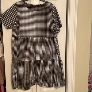 Black and white  Gingham dress!